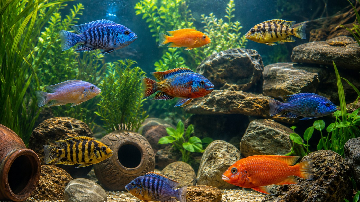Essential cichlid equipment checklist card